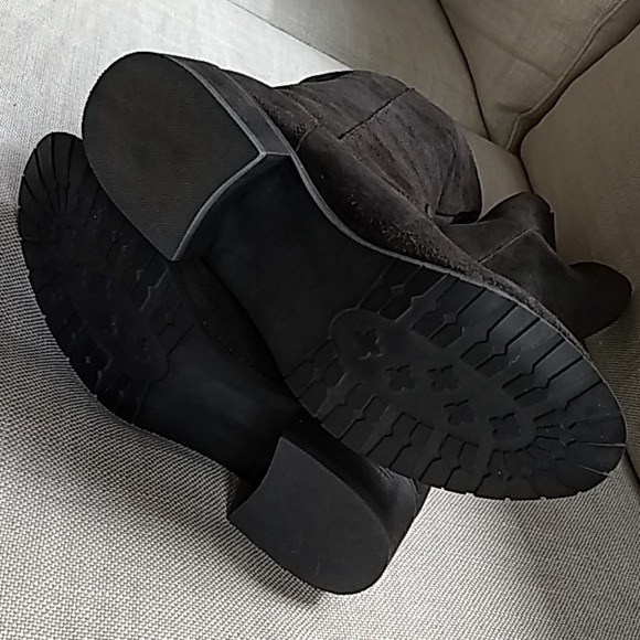 BooRoo Tall Suede Boots-100% Merino wool! sz 9 - Picture 7 of 8